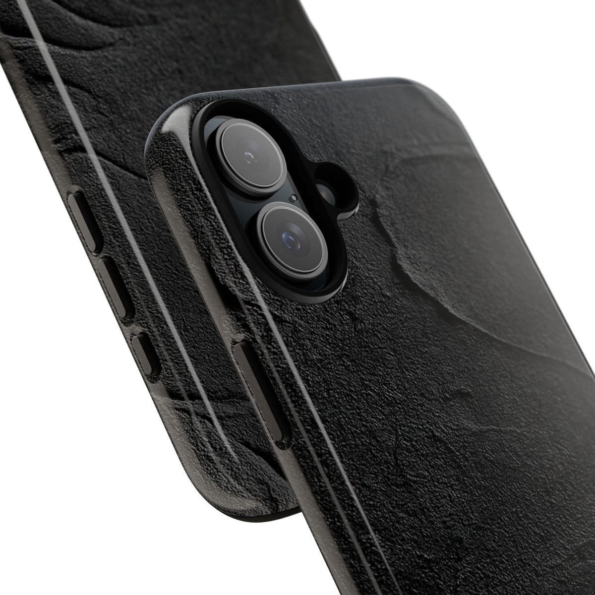 Obsidian Stucco Relief · Tough Phone Case for iPhone · Black
