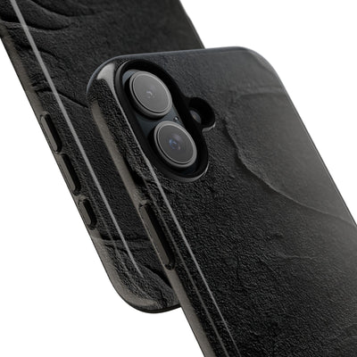 Obsidian Stucco Relief · Tough Phone Case for iPhone · Black