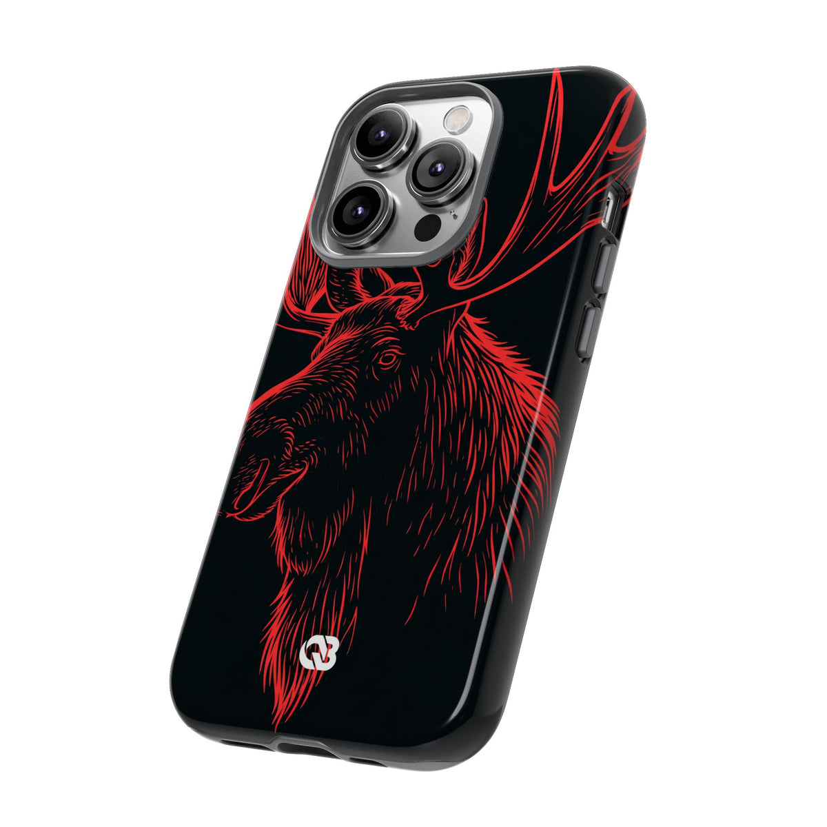 Nordic Elk · Tough Phone Case for iPhone · Black