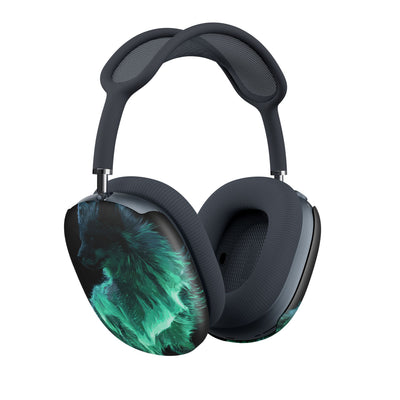 Nordic Aurora Fox · Hard Case for AirPods Max · Teal