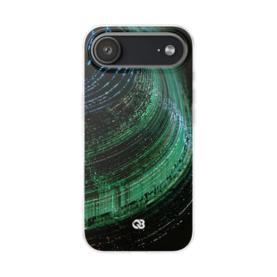 Orbital Data Stream · Lite Phone Case for iPhone ·  Green