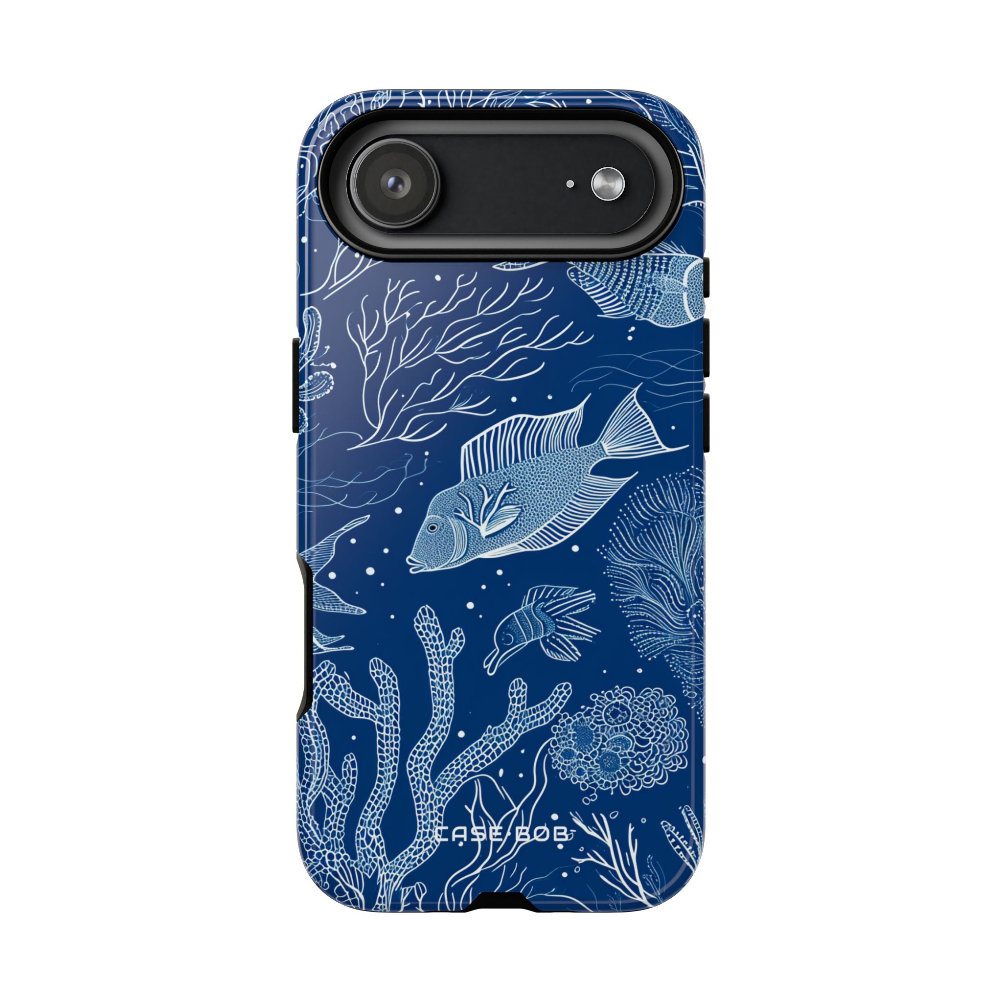 Navy Scale Reef iPhone 17 Air Case - Tough - CASE•BOB
