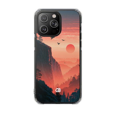 Orange Impact MagSafe Phone Case for iPhone - Crimson Ridge Flight