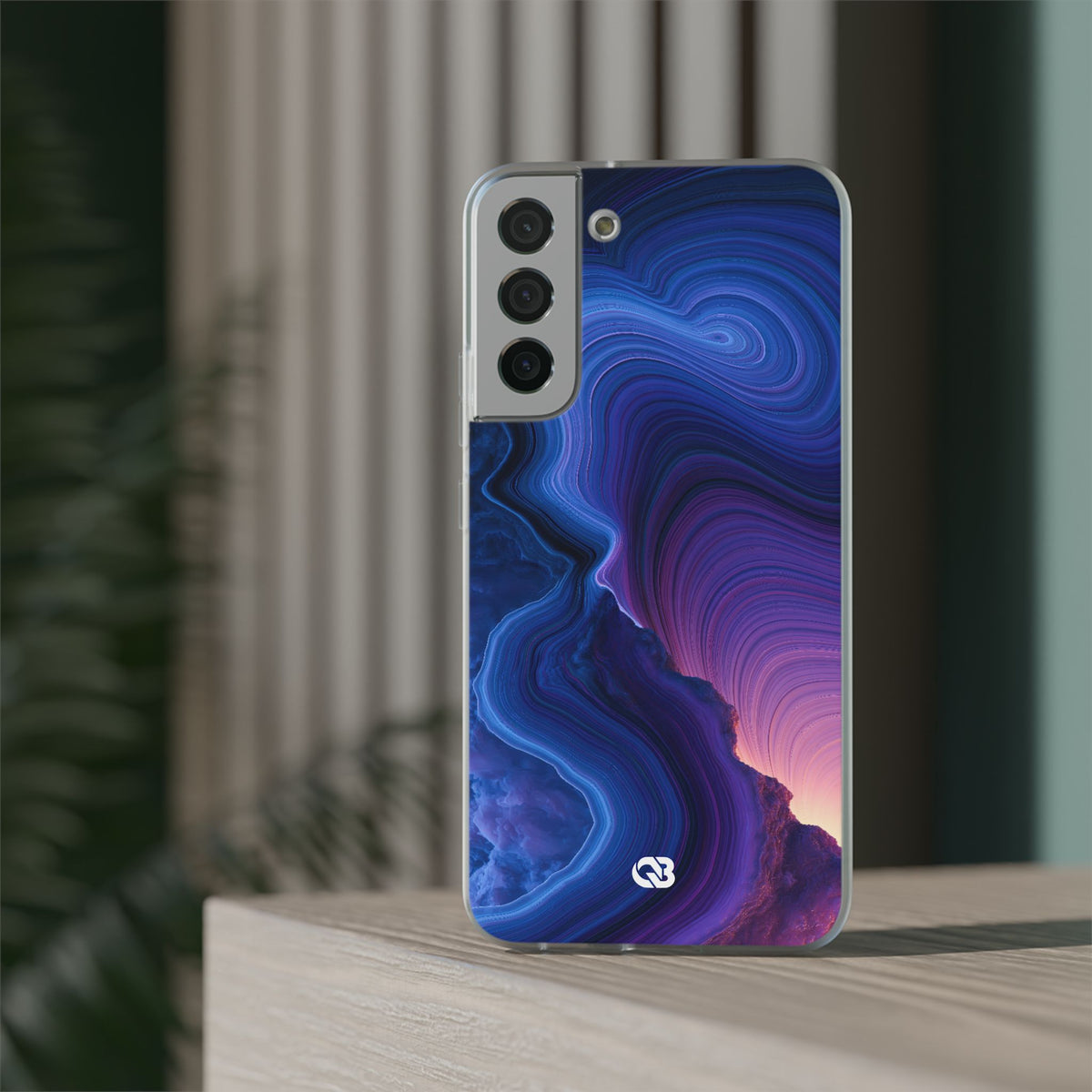 Radiant Strata · Lite Phone Case for Samsung · Blue