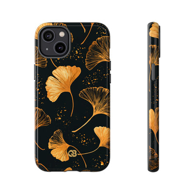 Gilded Ginkgo · Tough Phone Case for iPhone · Gold