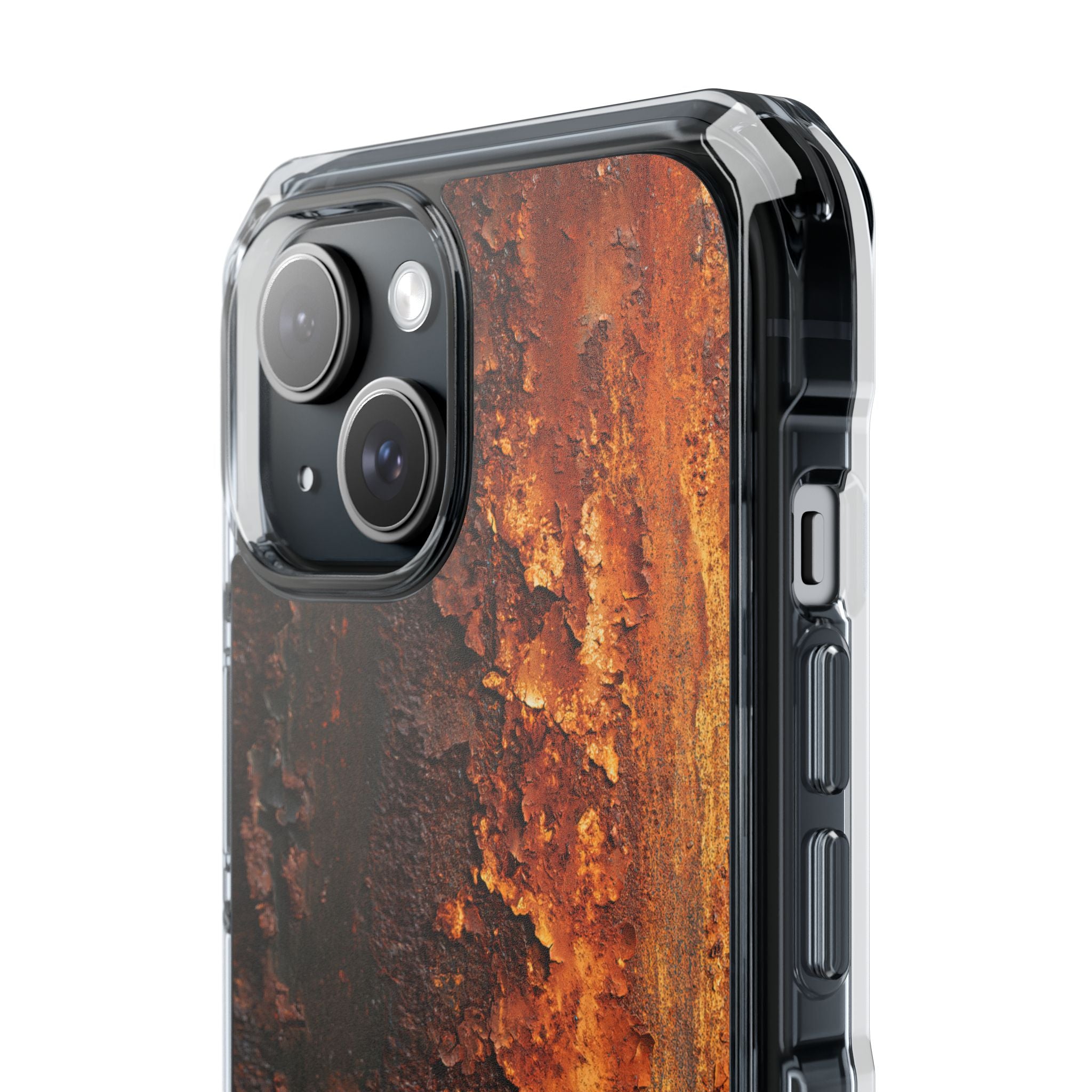 Orange Impact MagSafe Phone Case for iPhone - Oxidized Iron Crust