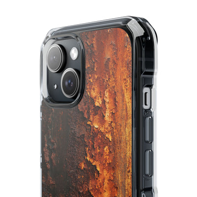 Orange Impact MagSafe Phone Case for iPhone - Oxidized Iron Crust