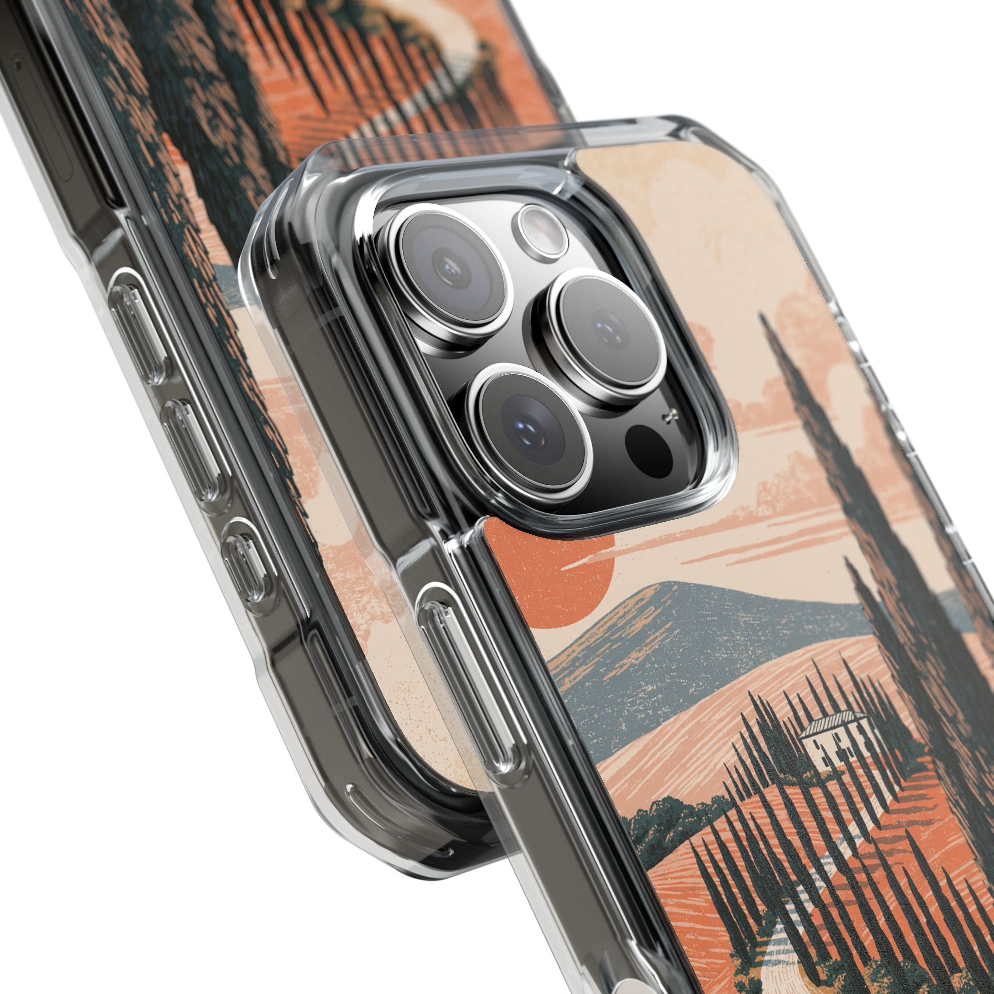 Orange Impact MagSafe Phone Case for iPhone - Terracotta Ridge Trail
