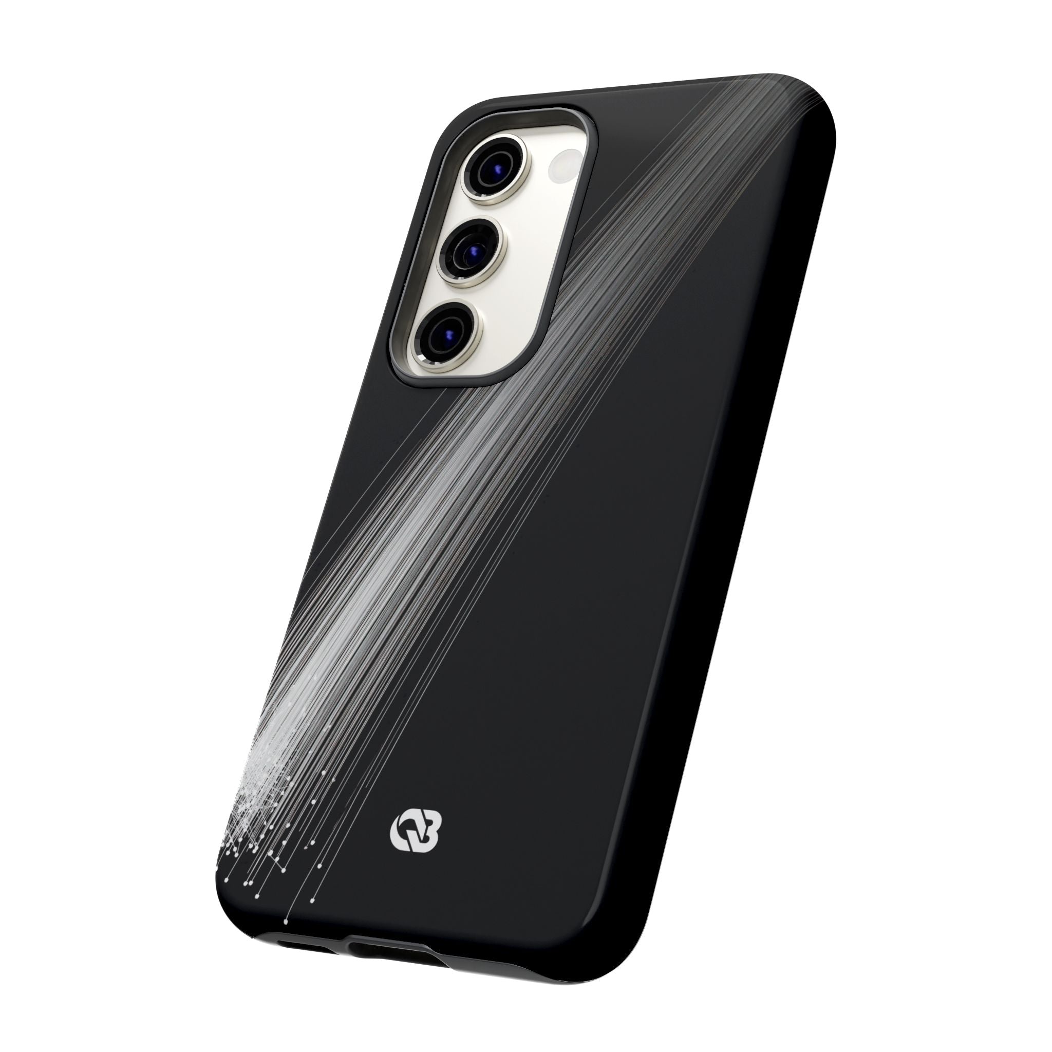 Black Tough Phone Case for Samsung - Linear Velocity Beam