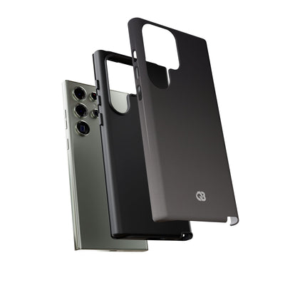 Grey Tough Phone Case for Samsung - Obsidian Ash Fade