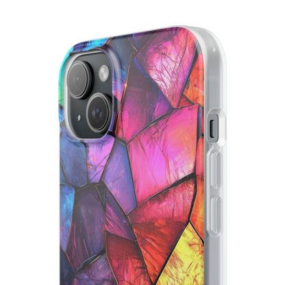 Cracked Prism iPhone 15 Plus Case - Soft