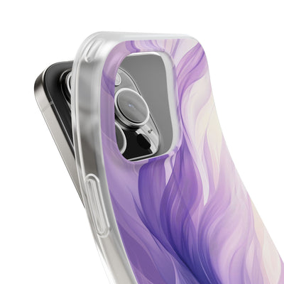 Amethyst Silk Waves · Soft Phone Case for iPhone