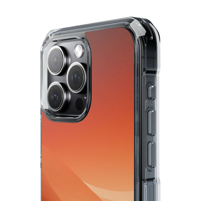 Orange Impact MagSafe Phone Case for iPhone - Crimson Dune Gradient