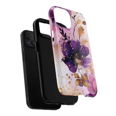 Gilded Violet Bloom · Tough+ Phone Case for iPhone · Magsafe