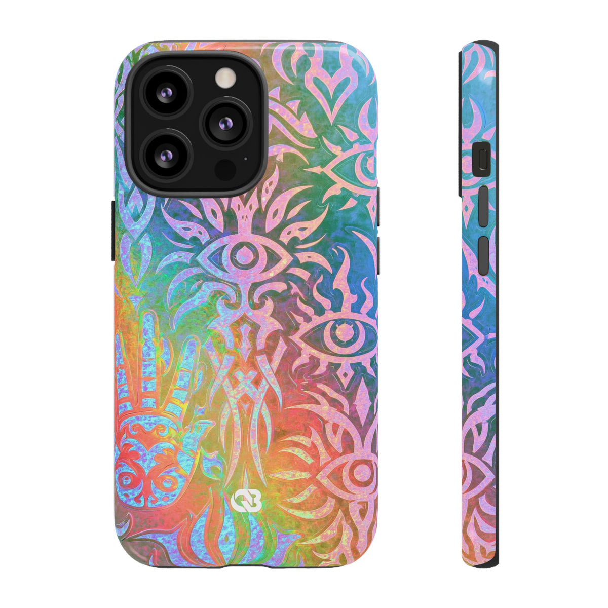 Chromatic Mystic Sigil · Tough Phone Case for iPhone · Blue