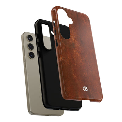 Orange Tough Phone Case for Samsung - Oxidized Iron Crust