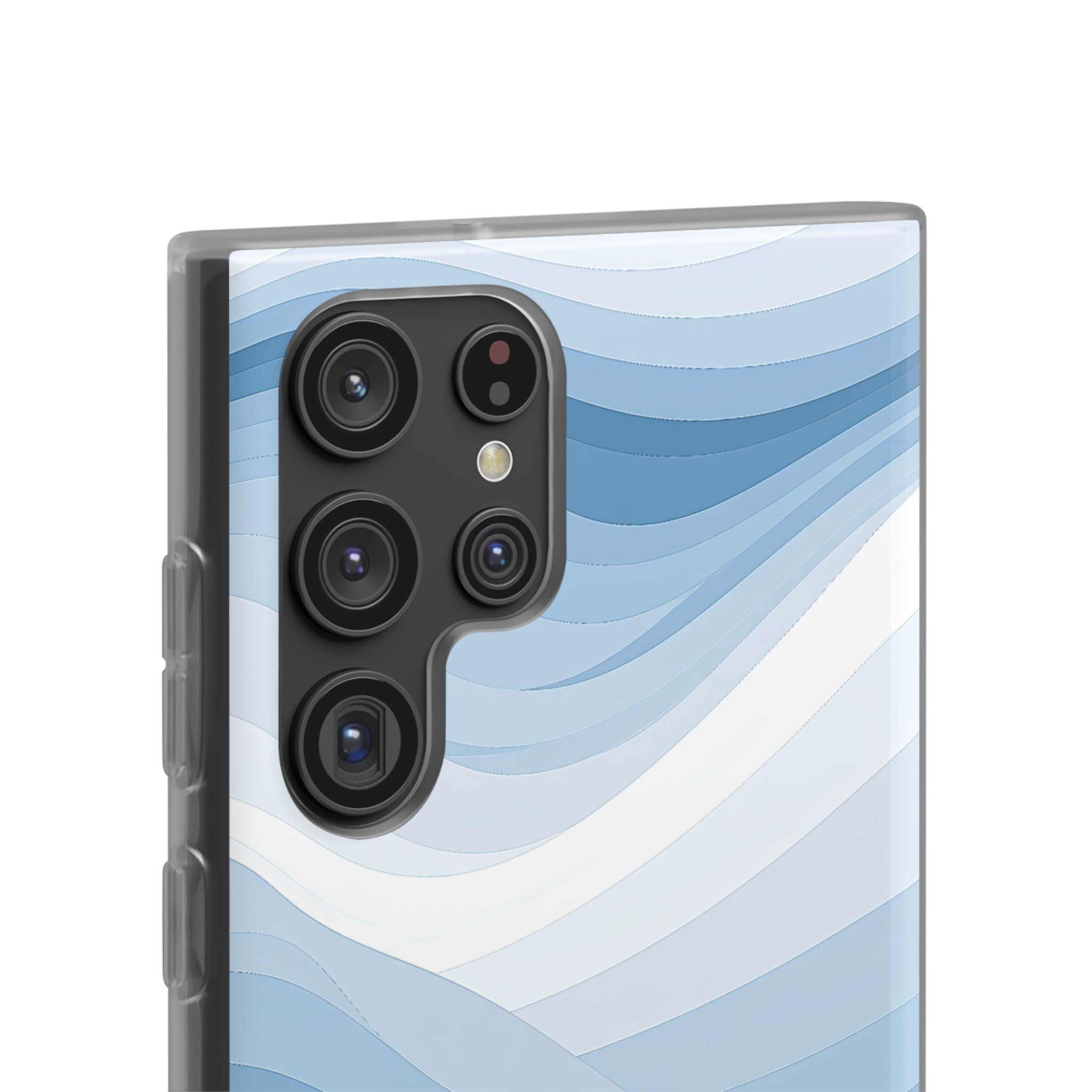 Blue Lite Phone Case for Samsung - Glacial Indigo Flow