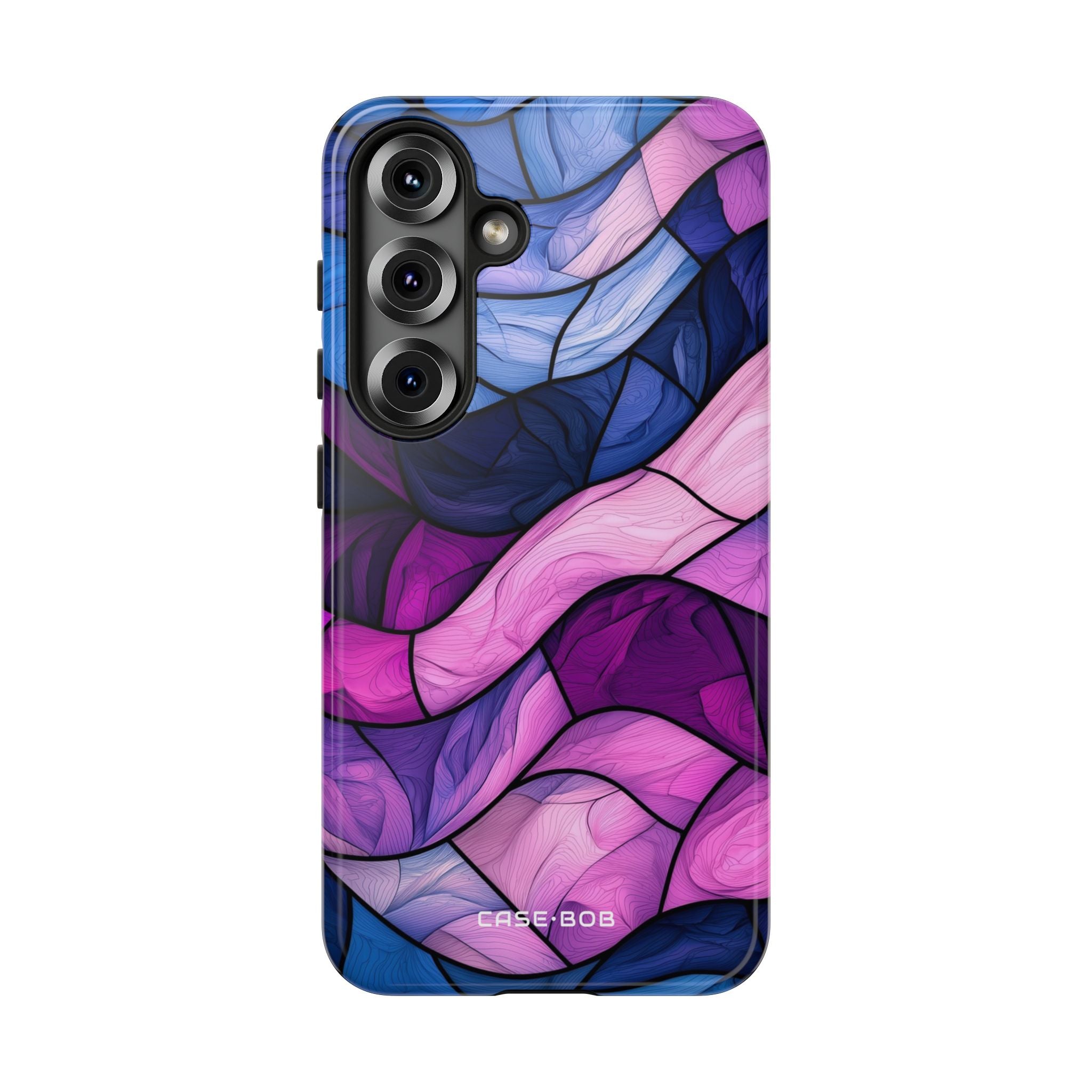 Wellenartiges Leuchten Samsung S25 Case - Tough