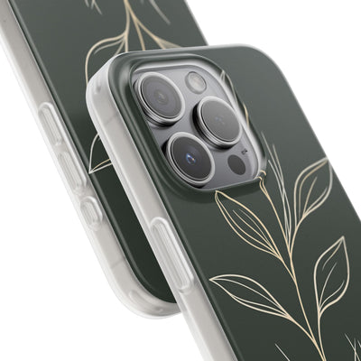 Green Lite Phone Case for iPhone - Deep Moss Willow
