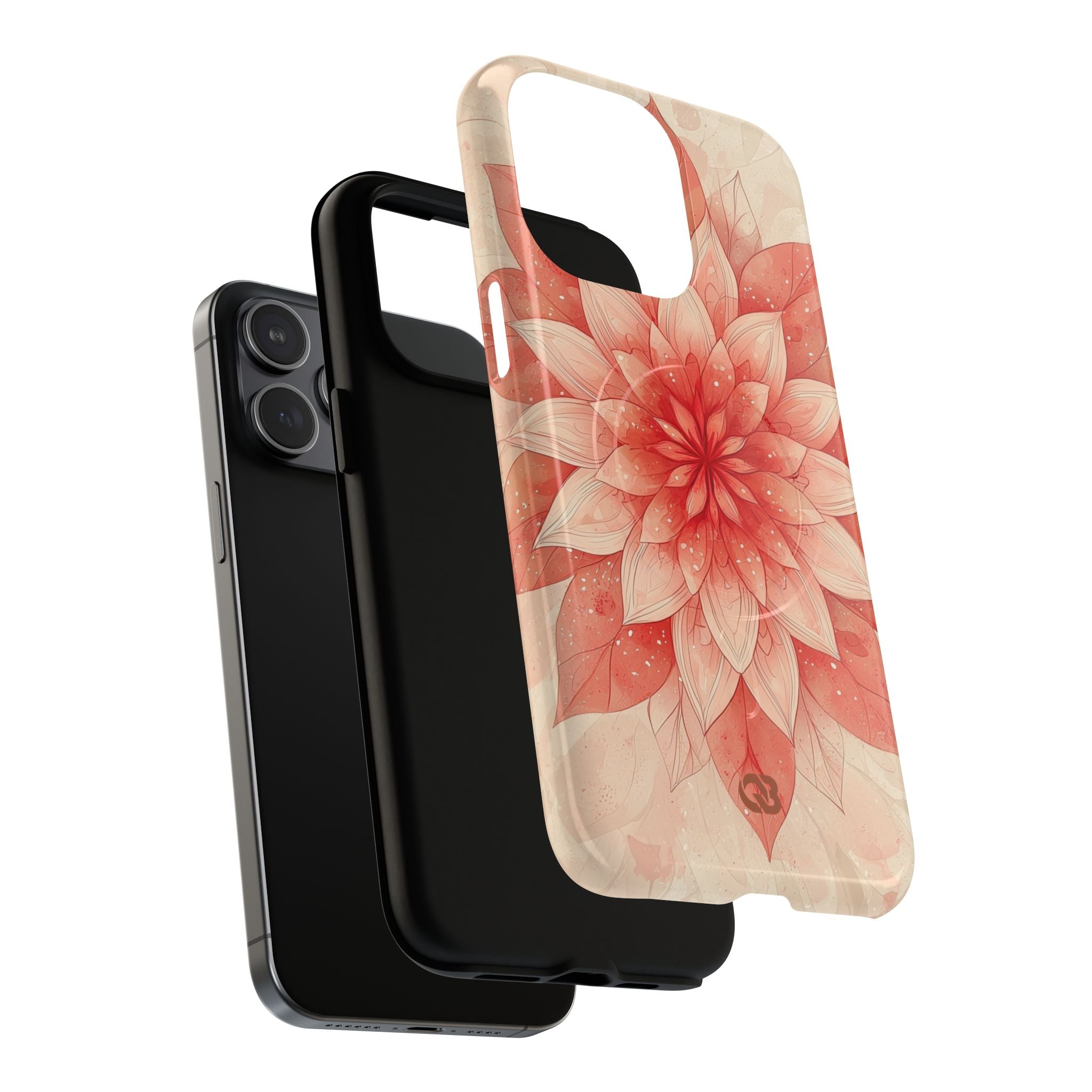 Coral Layered Bloom · Tough+ Handyhülle für iPhone · Magsafe