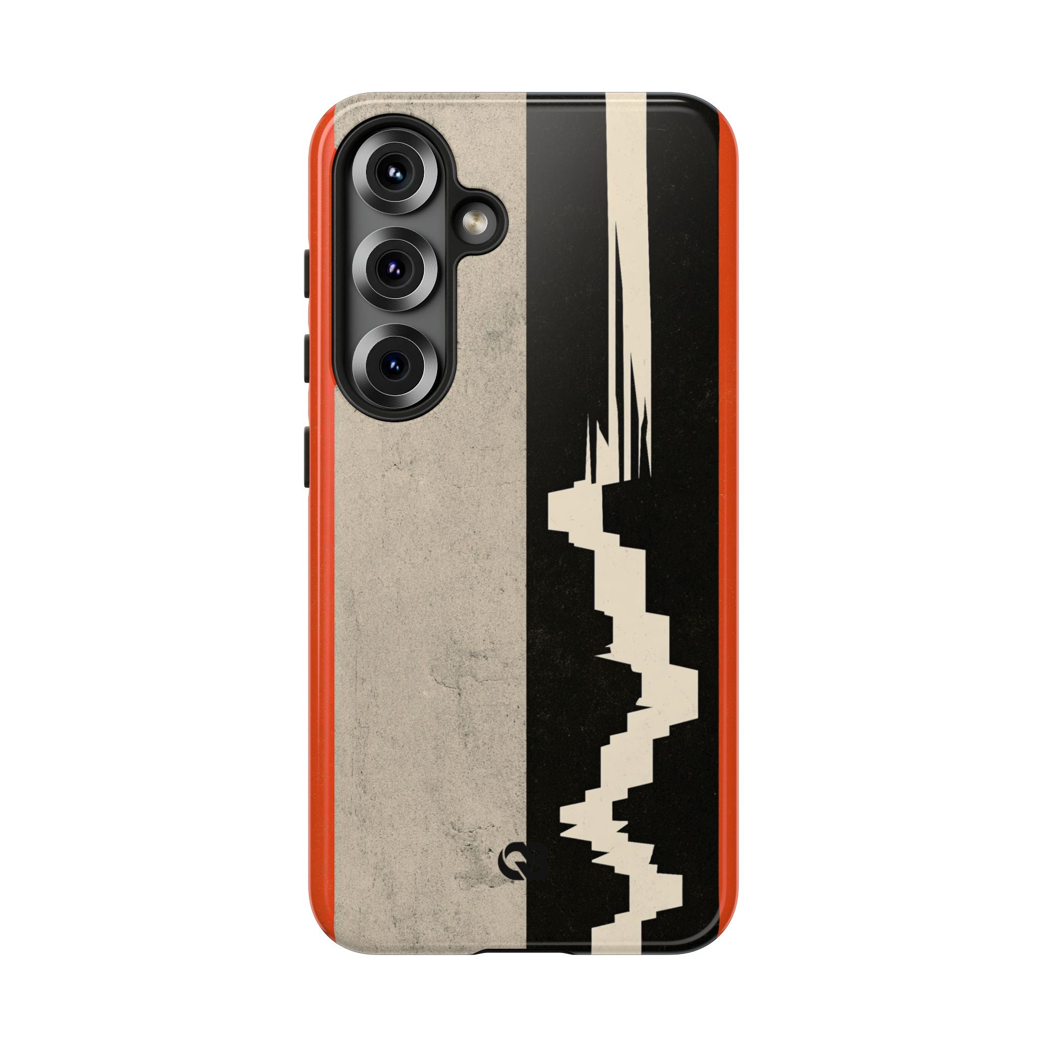 Orange Tough Phone Case for Samsung - Orange Monolith Rift