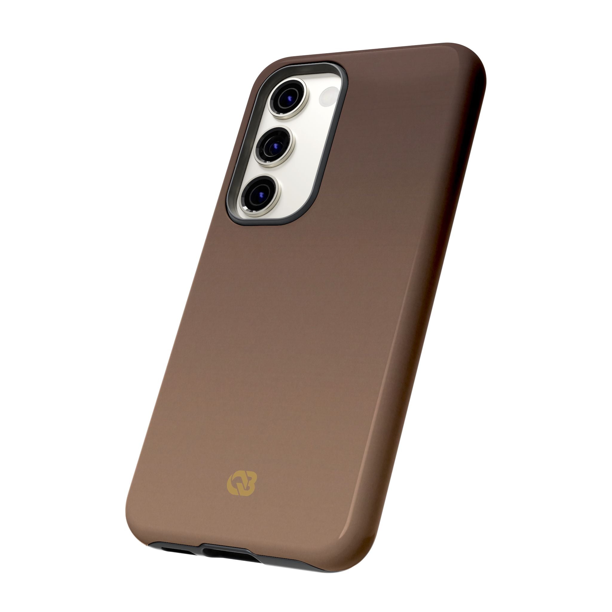 Brown Tough Phone Case for Samsung - Smoked Caramel Fade