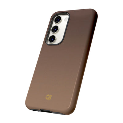 Brown Tough Phone Case for Samsung - Smoked Caramel Fade