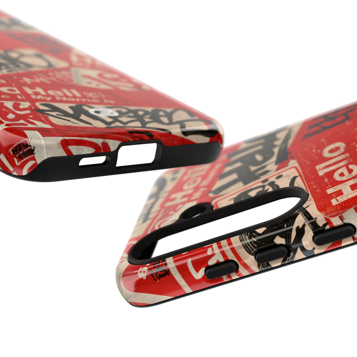 Slap Tag Collage · Tough Phone Case for Samsung · Red