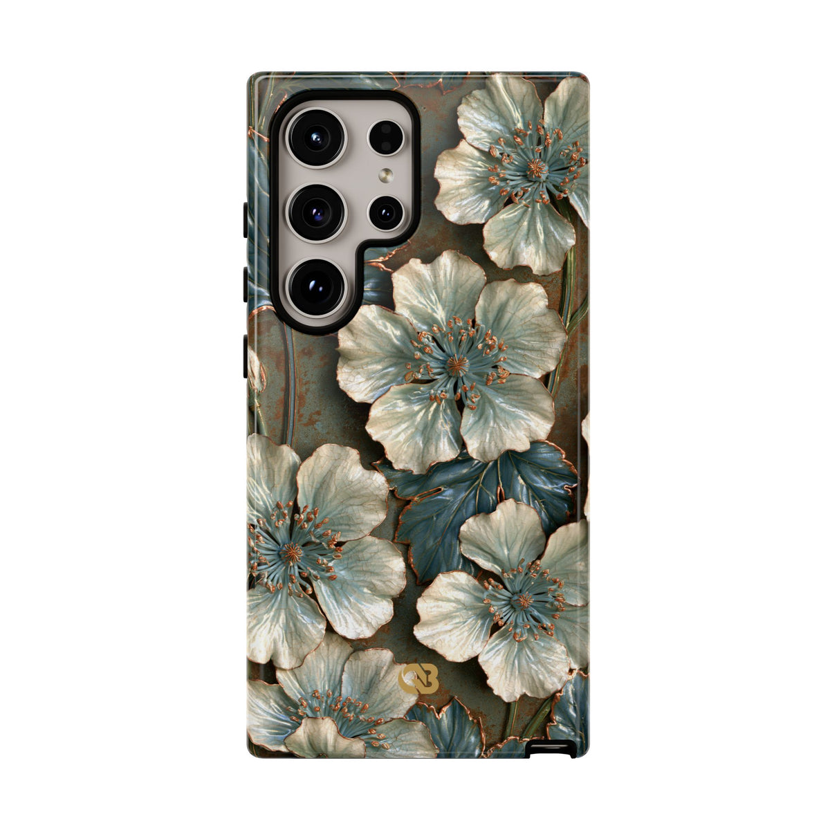 Gilded Blossom Reverie · Tough Phone Case for Samsung · Teal