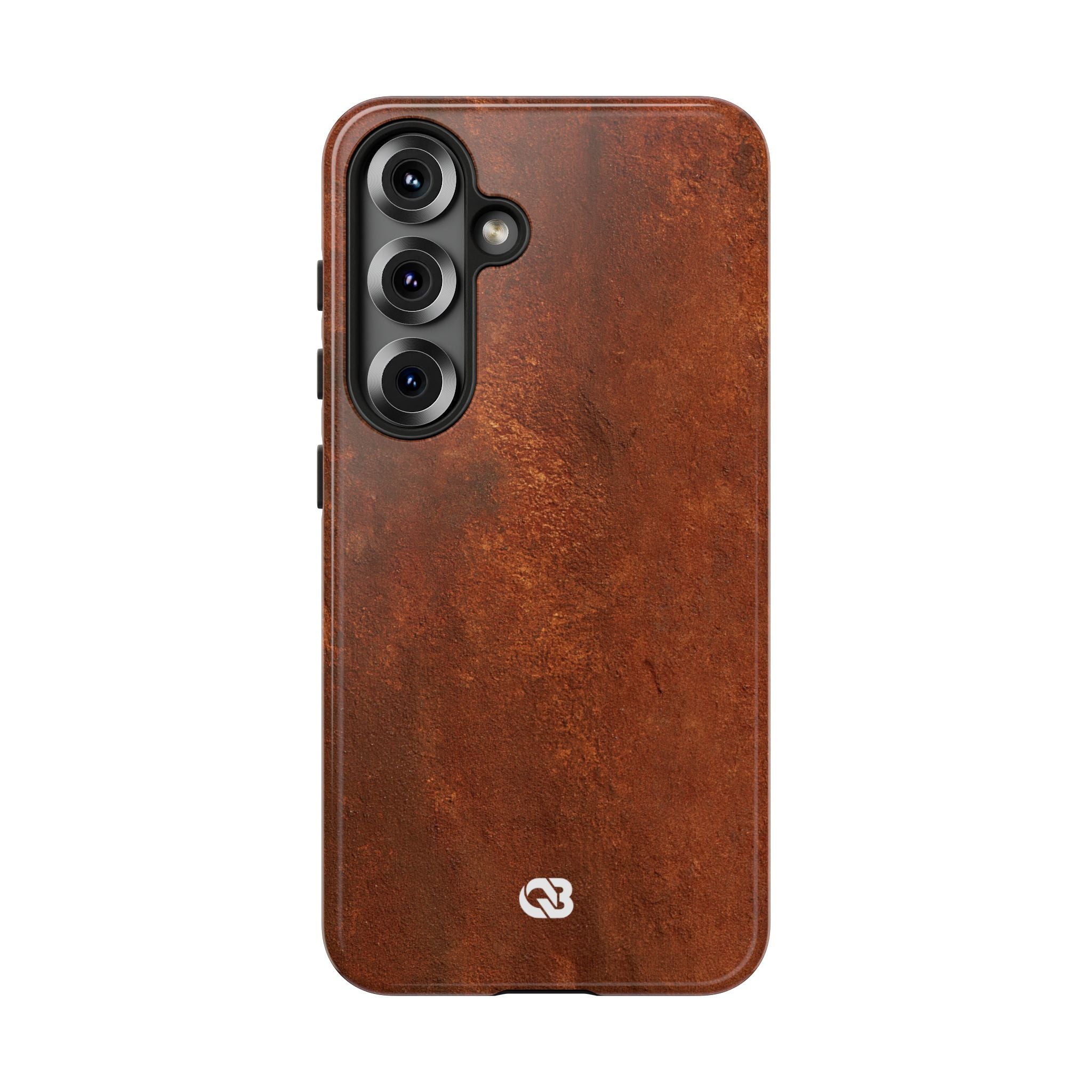 Orange Tough Phone Case for Samsung - Oxidized Iron Crust
