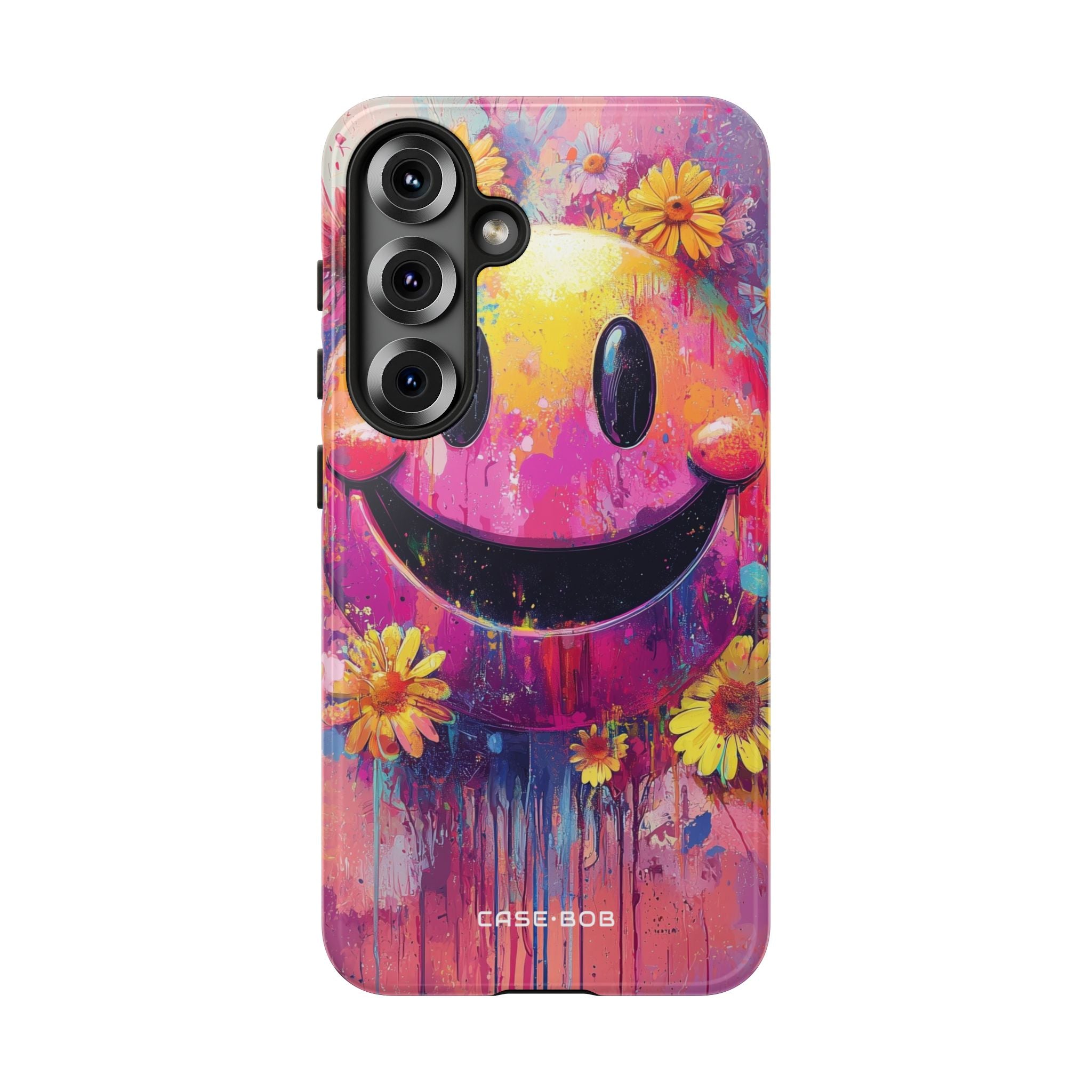 Smiley Bloom Samsung S25 Case - Tough