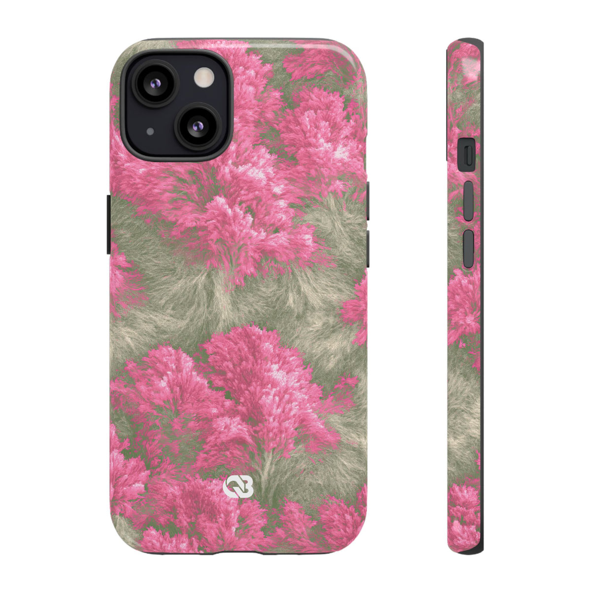 Digital Blossom · Tough Phone Case for iPhone · Pink