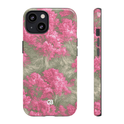 Digital Blossom · Tough Phone Case for iPhone · Pink