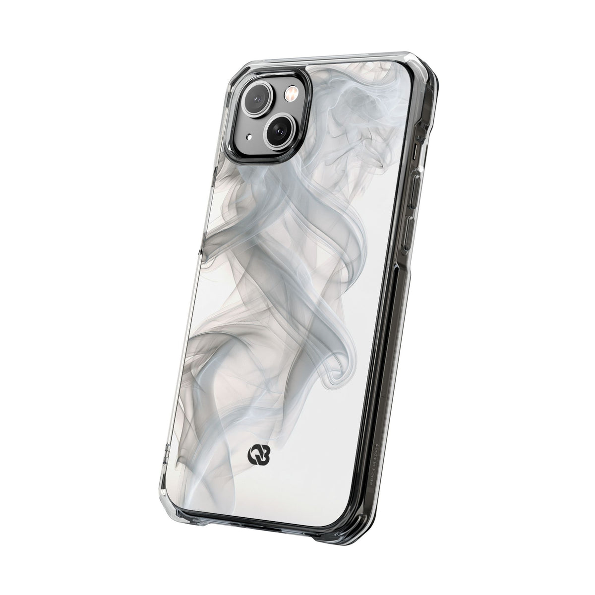 Vapor Noir · Clear Impact Magnetic Phone Case for iPhone ·  White
