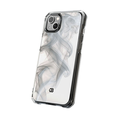 Vapor Noir · Clear Impact Magnetic Phone Case for iPhone ·  White