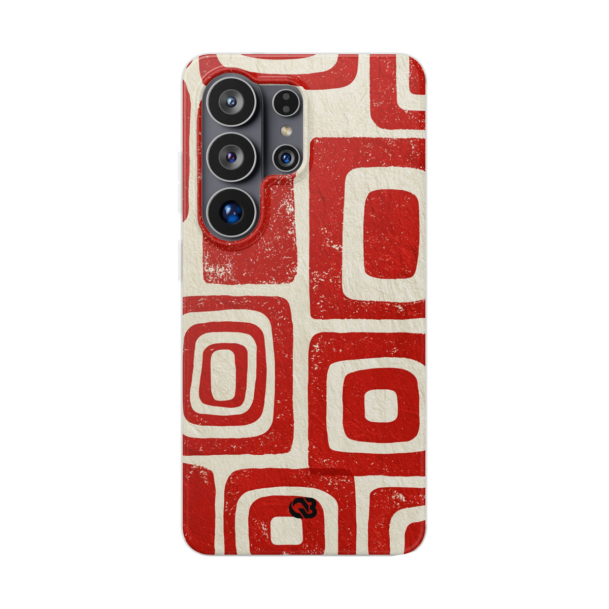 Vermilion Block Motif · Lite Phone Case for Samsung · Red