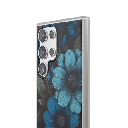 Blue Petal Radiance Samsung S23 Ultra Case - Soft