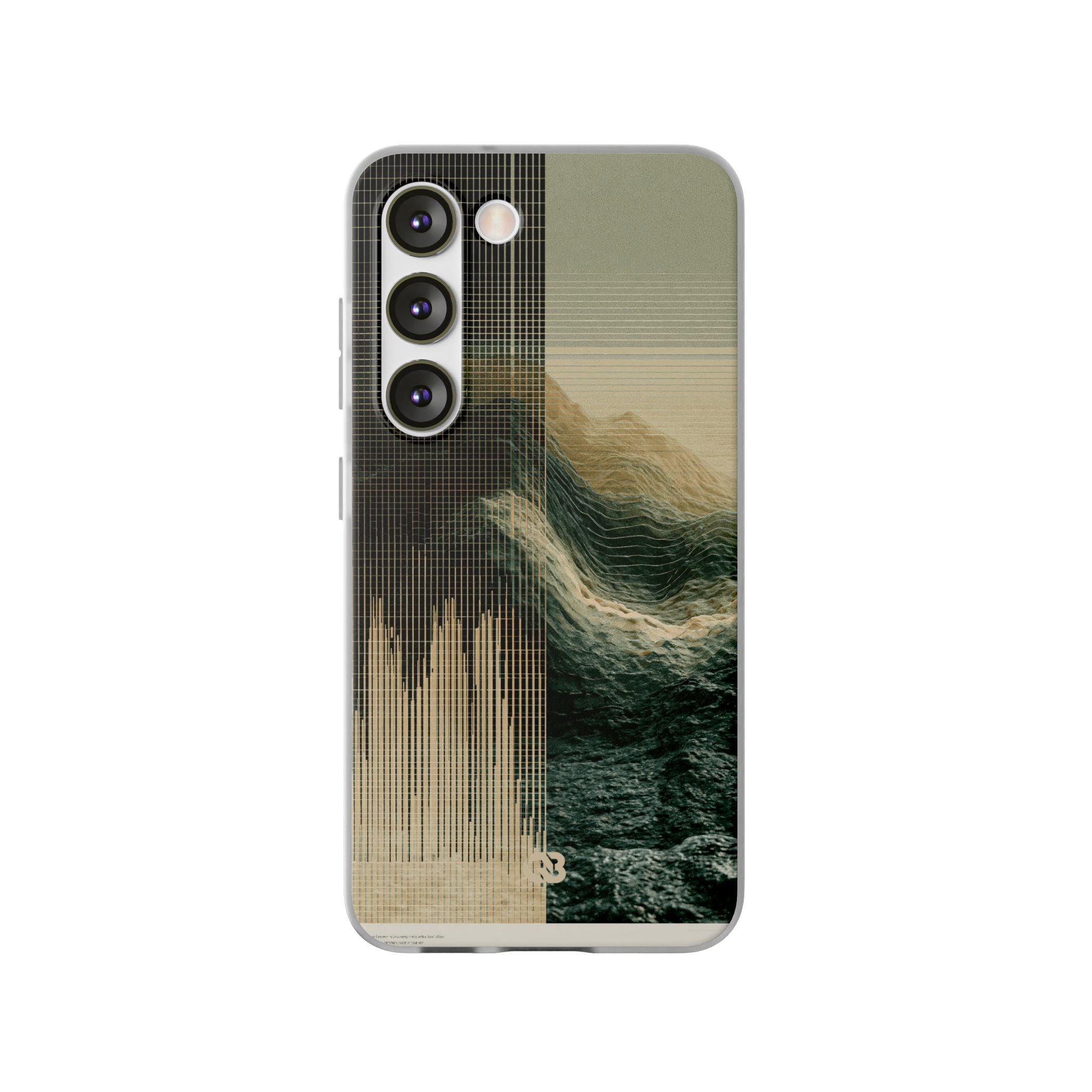 Beige Lite Phone Case for Samsung - Veridian Data Ridge