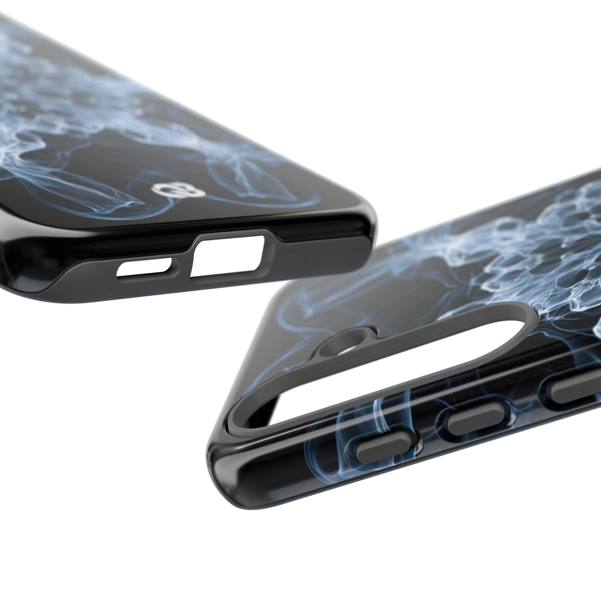 Blue Tough Phone Case for Samsung - Glacial Smoke Crown