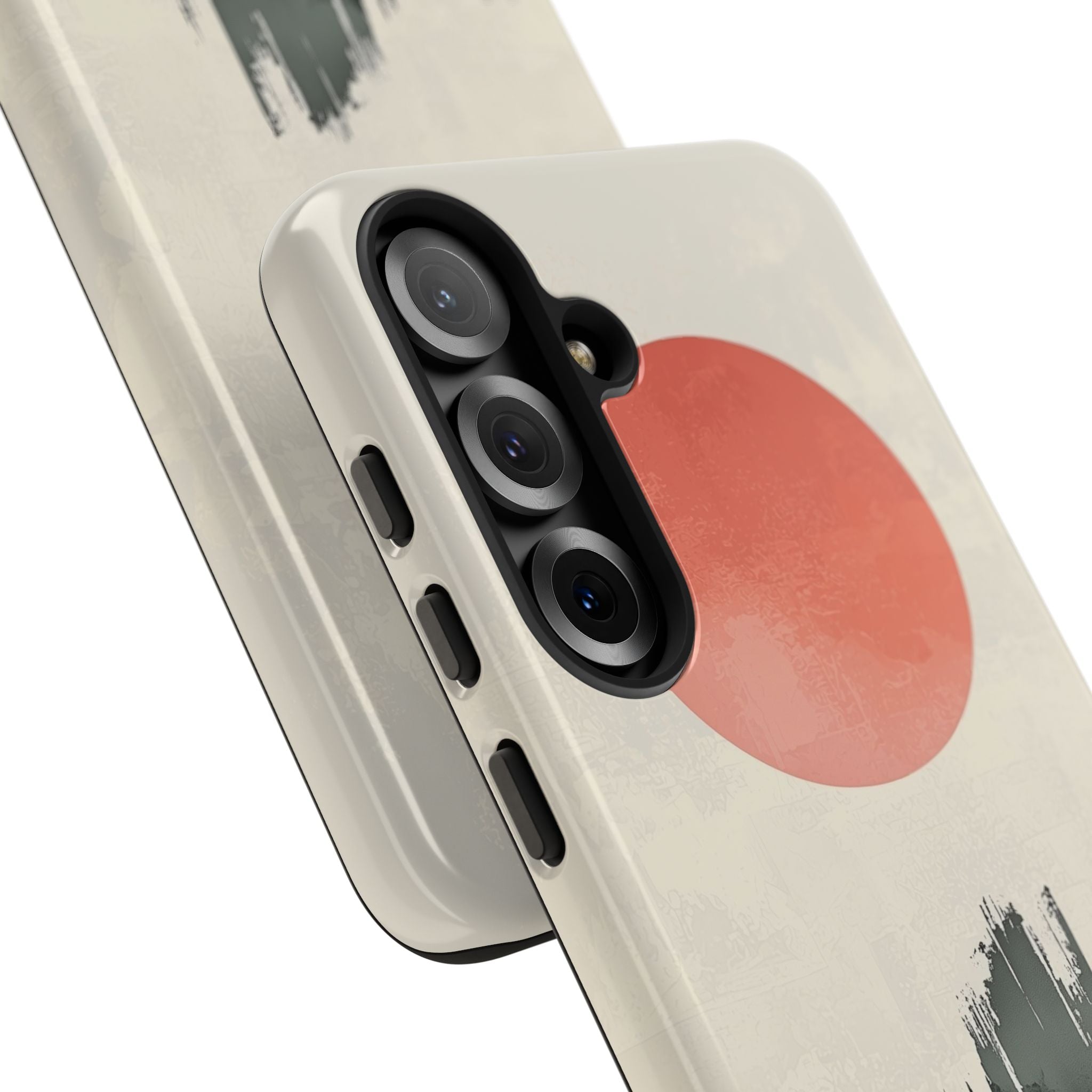 Karmesiner Sonnenstreich · Tough Handyhülle für Samsung