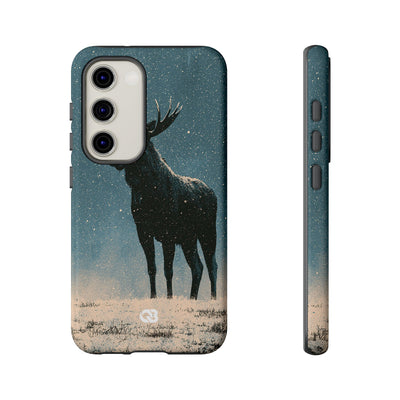Nordic Boreal Moose · Tough Phone Case for Samsung · Blue