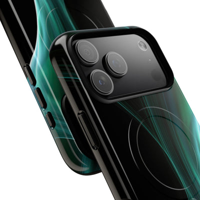 Emerald Lumen · Tough 2.0 Magnetic Phone Case for iPhone · Green