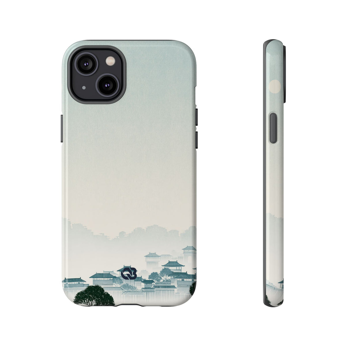 Misty Dynasty Horizon · Tough Phone Case for iPhone · Blue