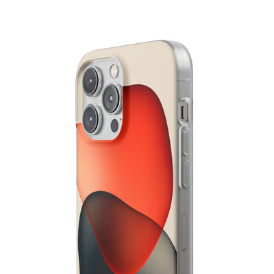 Translucent Crimson Form · Lite Phone Case for iPhone ·  Red
