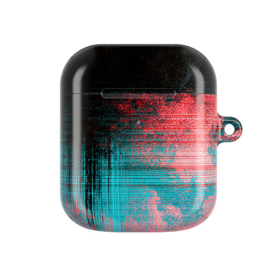Digital Signal Drift · Hard Case for AirPods & AirPods Pro · Black