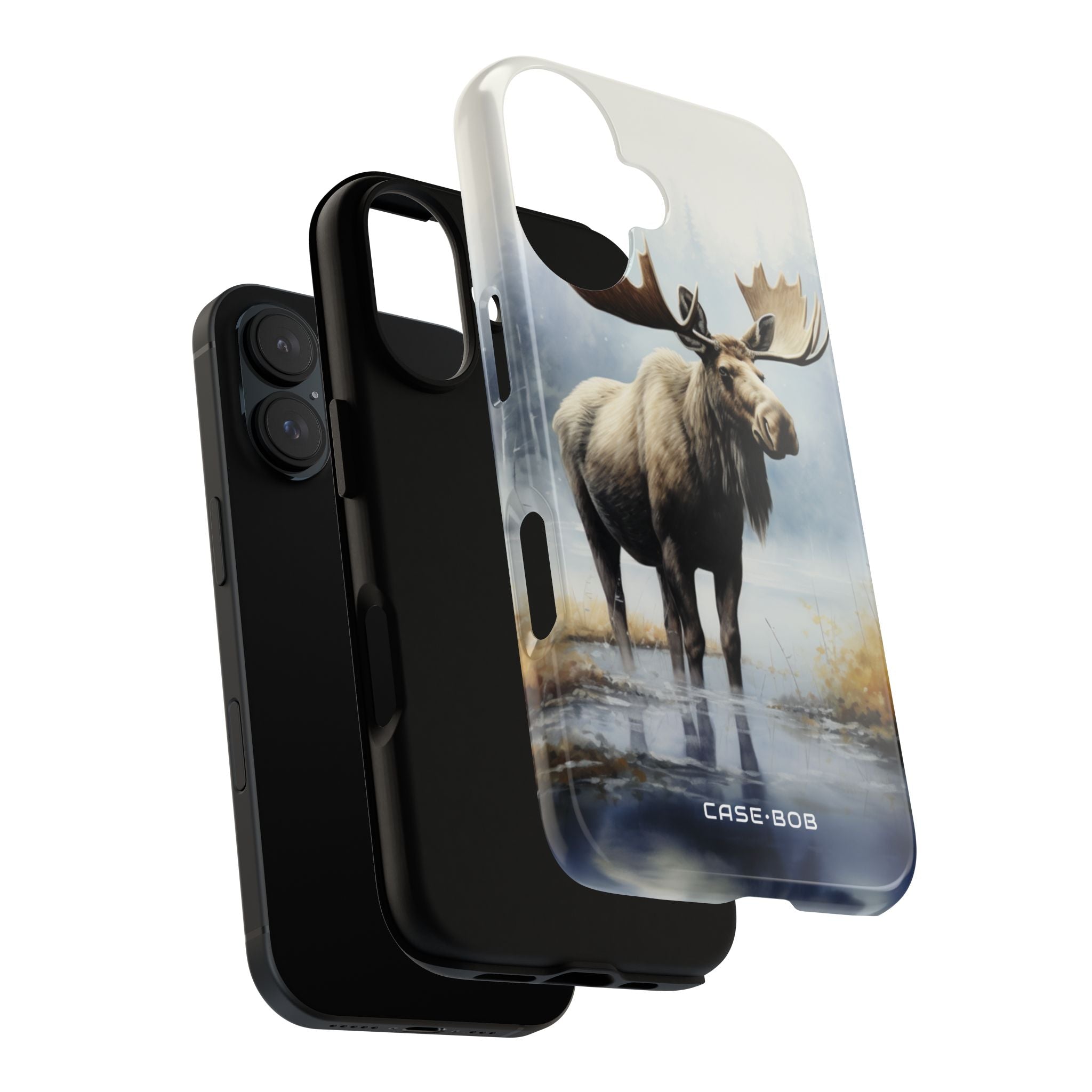 Moose Reflection iPhone 16 Case - Tough