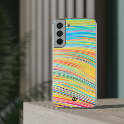 Prism Ribbon Flux · Soft Custodia per Samsung