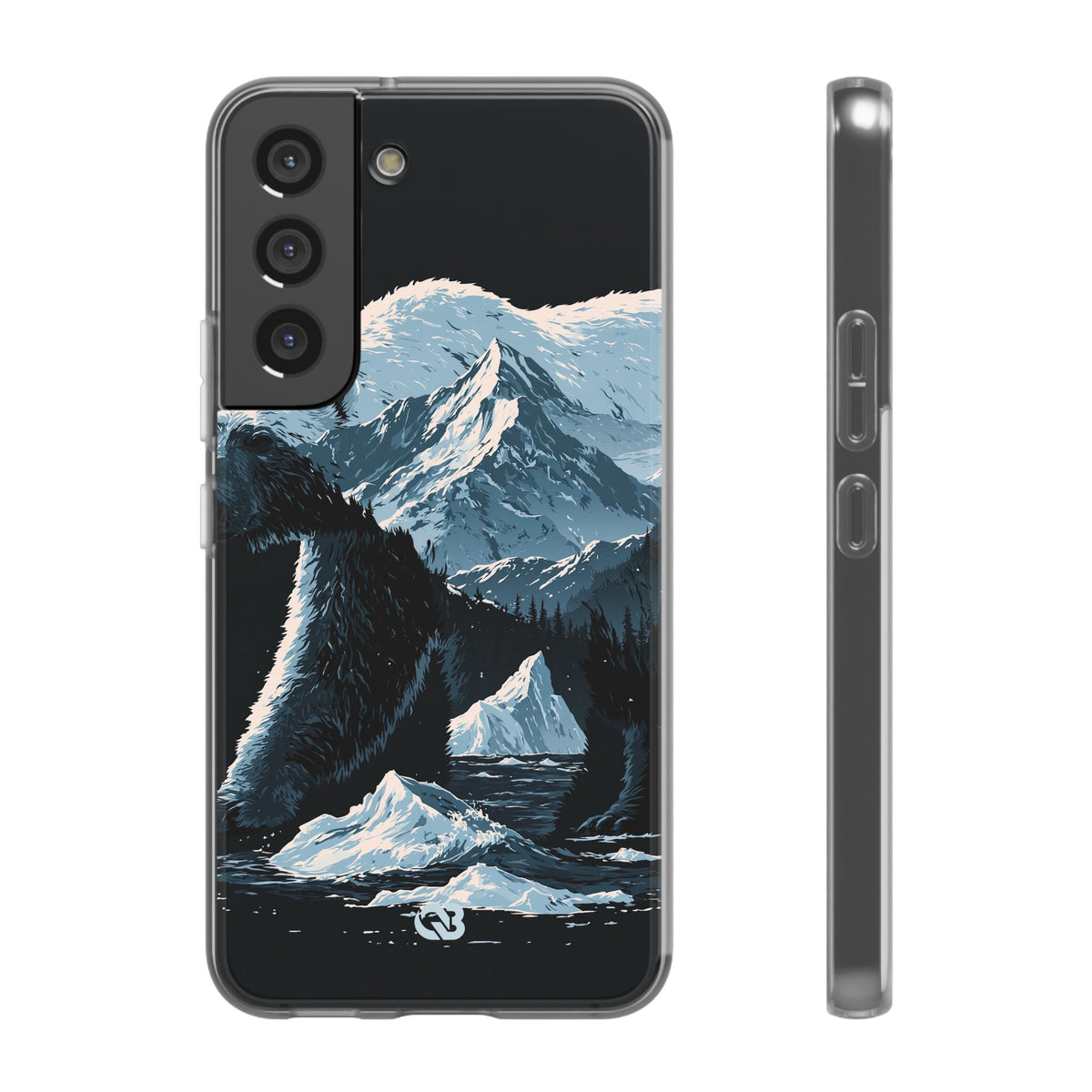 Nordic Arctic Bear · Lite Phone Case for Samsung · Black