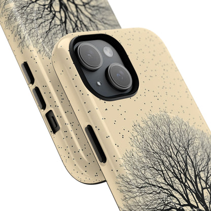 Silent Branches iPhone 15 Cover - Tough+