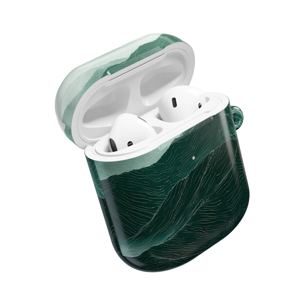 Alpine Mist · Hard Case for AirPods & AirPods Pro · Green